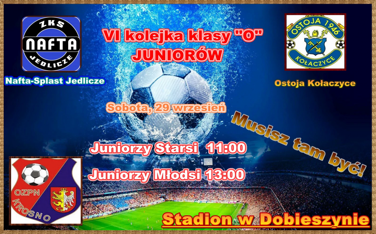 Sobotnie mecze Juniorów