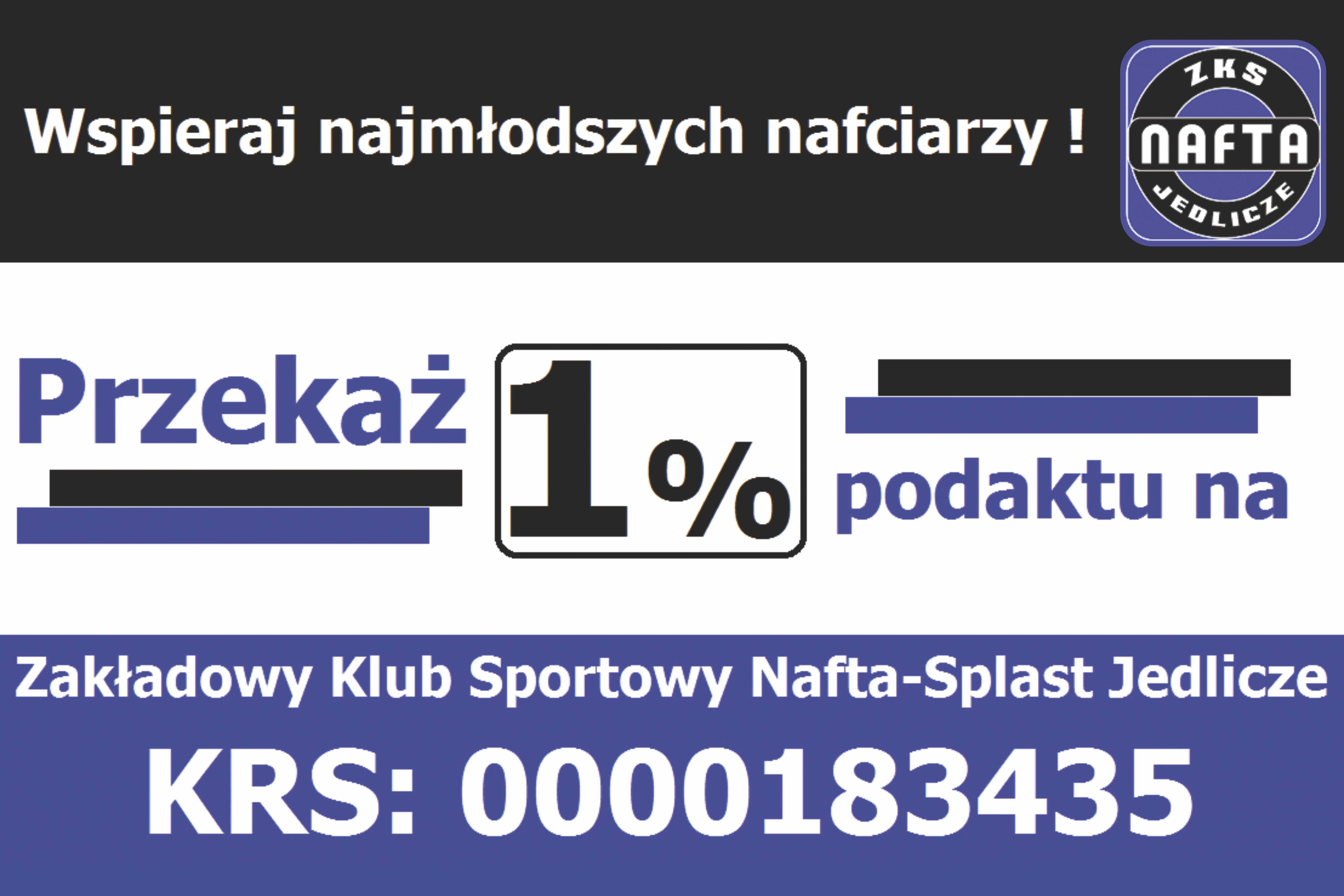 PRZEKAŻ 1% PODATKU NA NAJMŁODSZYCH NAFCIARZY