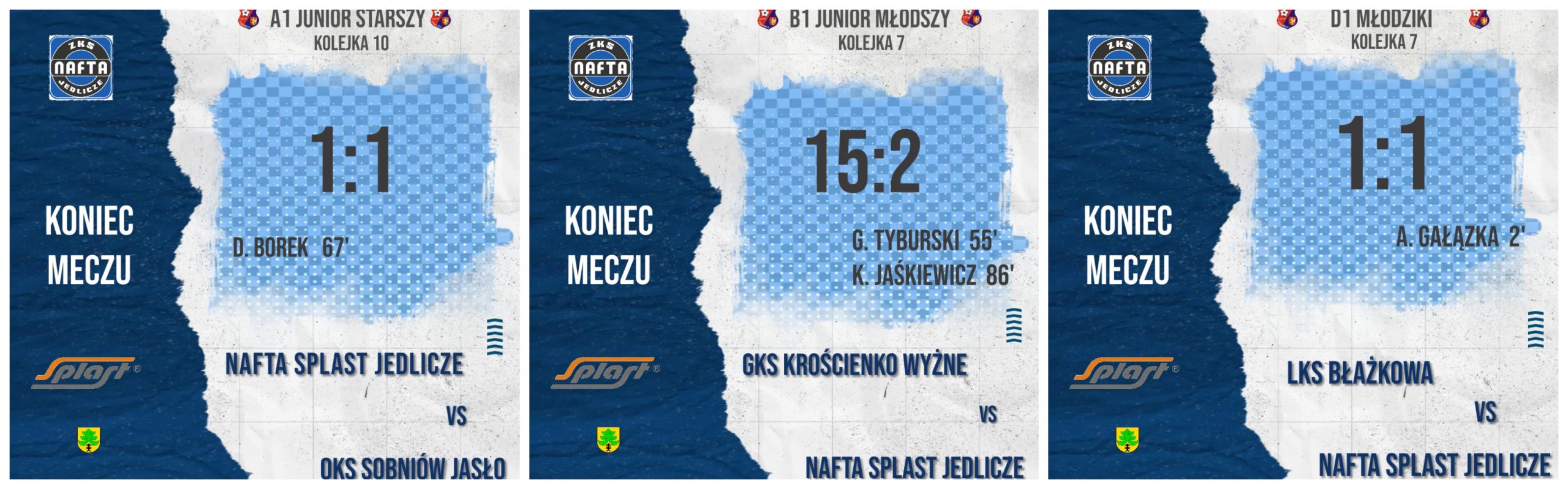 Podsumowanie weekendu_ DRUŻYNY MŁODZIEŻOWE